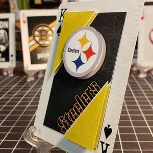 Pittsburgh Steelers - 3D Art Card Collectible Gift - w/Display Stand & Gift Box